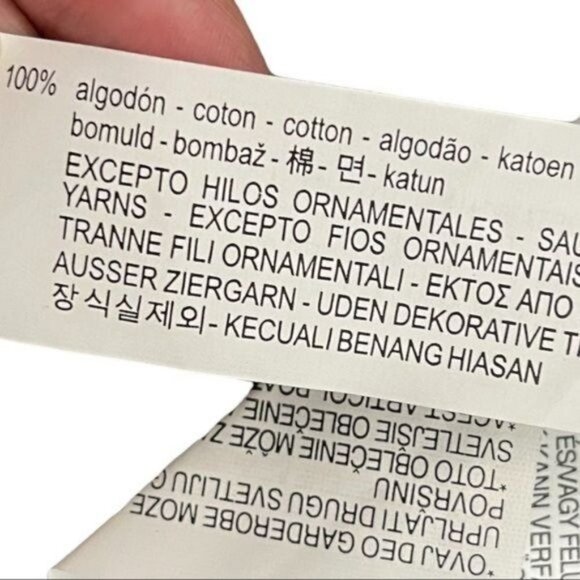 Zara army green beaded button down long sleeve Shirt Size S - Picture 6 of 8